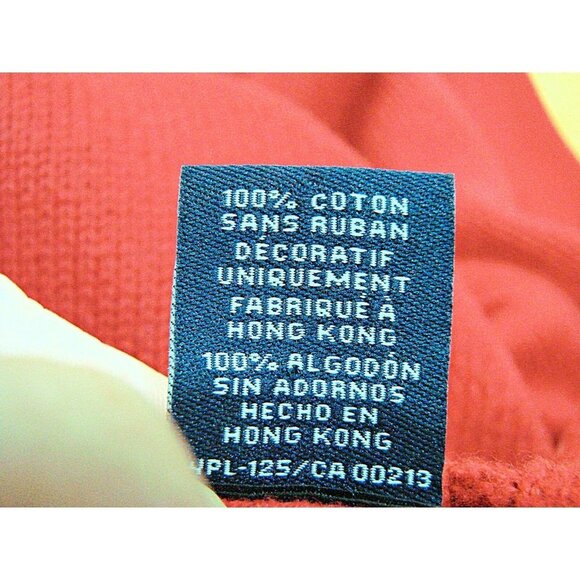 CHAPS Mens LS Winter 3 Button Henley 100% Cotton Pullover Sweater Red Size XL - Picture 4 of 11